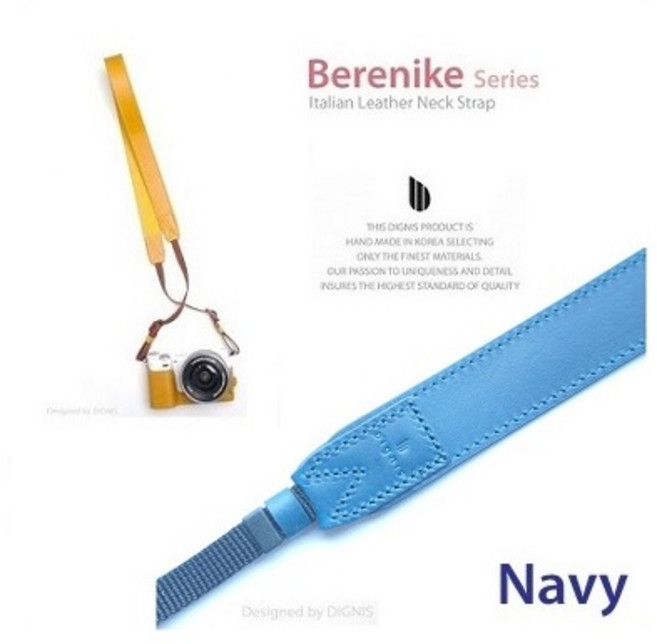 디그니스 베레니케 카메라 넥스트랩 ZV-E10 ZV-E1 RX100M7 M6 A6600 A6500 A6400 A6300 A6100, 네이비, 1개