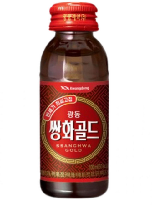 광동 쌍화골드 전통액상차 100ml X 50병 2박스 (총100병), 100개