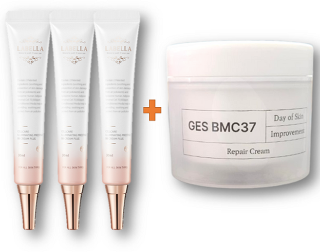 라벨라 셀케어 일루미네이팅 프레스티지 비비 크림, 3개, 30ml