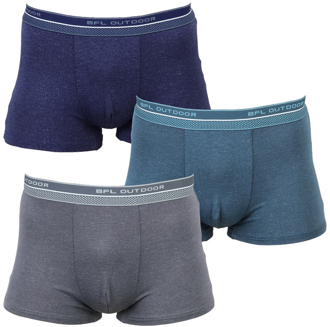BFL OUTDOOR 남성용 텐셀 스판 드로즈 2703 사각팬티 3매입