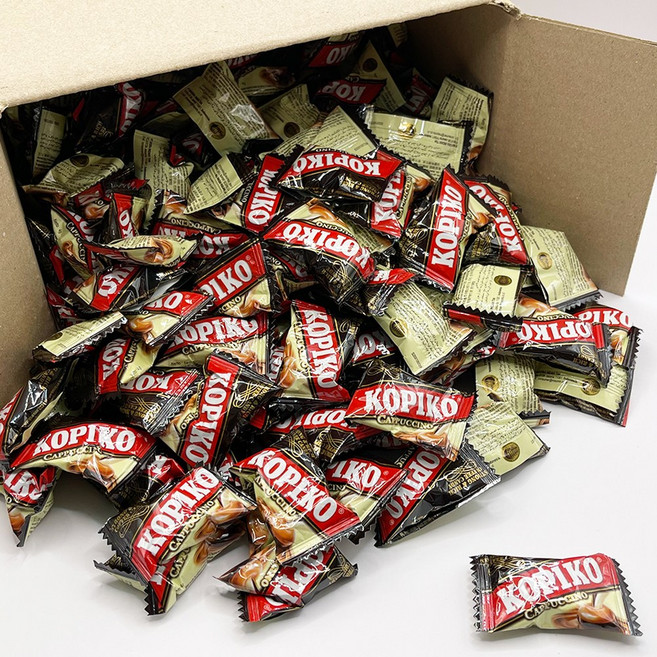 코피코 커피사탕 대용량 카푸치노 캔디 300개(개별포장), 1개