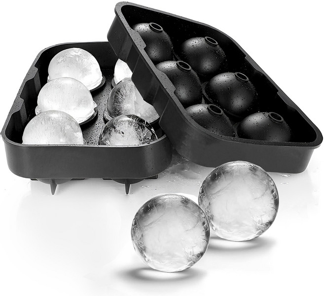 에델키친 실리콘 얼음 트레이 6구, 블랙, 1개