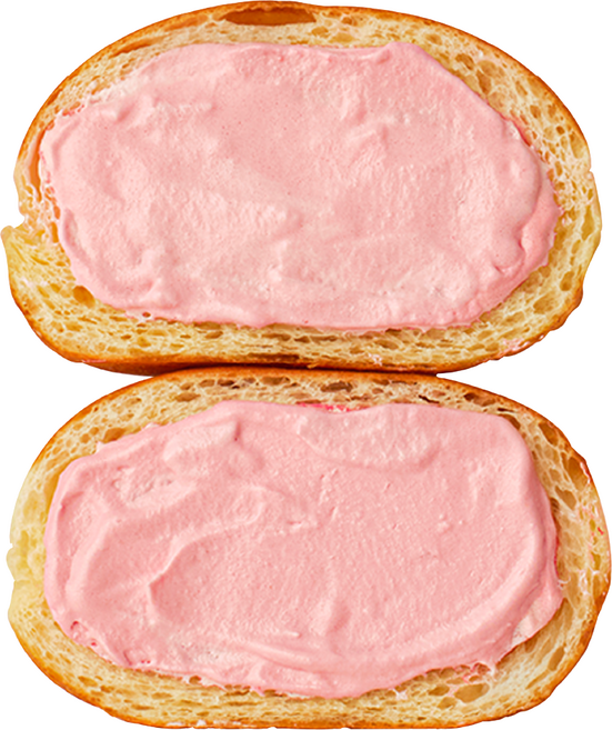 그때그빵 저당3g 크림 도넛 딸기우유맛 그때그도너츠, 6개, 90g