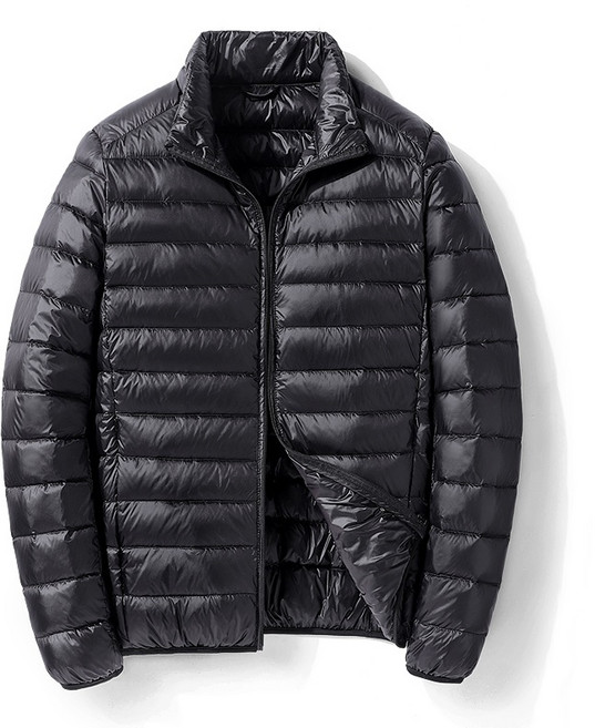 男款輕羽絨外套 M-6XL大尺碼 防潑水連帽設計 90%羽絨填充 輕盈保暖便攜