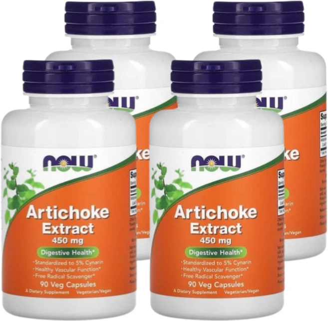 나우 아티초크 추출물 450 mg 90정 4통 - 쿠팡