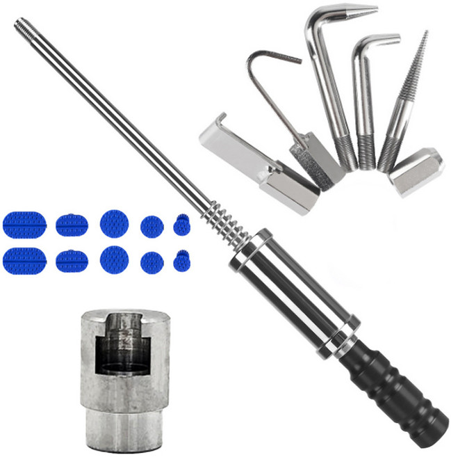 SuperPDR (리퍼) 멀티 슬라이딩헤머 자동차외형복원용품 글루덴트 셀프 휠복원 판금 셀프 덴트 공구, (리퍼) 멀티슬라이딩 헤머+블루탭, 1개