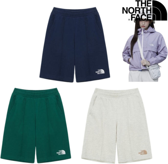 (국내매장 출고) 노스페이스 키즈 5부 트레이닝 쇼츠 팬츠 스쿨데이 공용 베이직 반바지