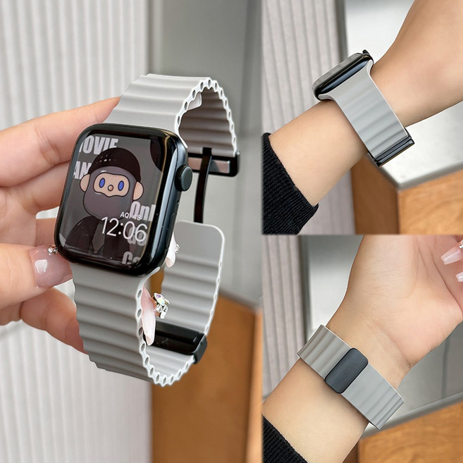 海洋款 磁吸折疊扣 Apple Watch 錶帶, 星光色,49mm（Ultra1/2/3）通用, 1個