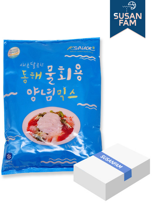 동해 물회 소스 300gx30개입 육수 냉면 양념소스 업소용 박스, 300g, 30개