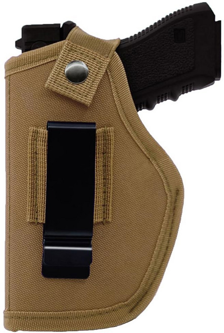 남성 및 여성용 건 홀스터 IWB / OWB 9mm 380 피스톨 홀스터는 글록 19 17 23 26 27 42 43x S&W M&P 시그 사우어 유사 권총에 맞습니다, Khaki, 1