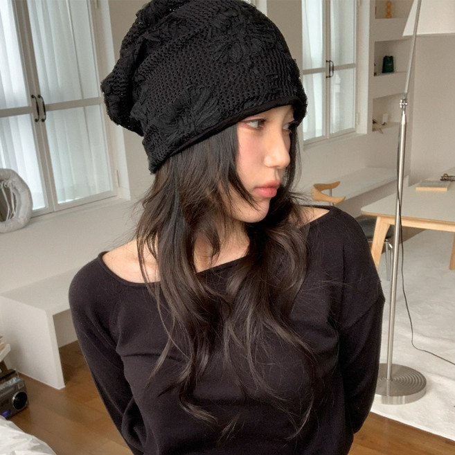 블루씨티 플라워 홉트 봄 여름 가을 비니 모자