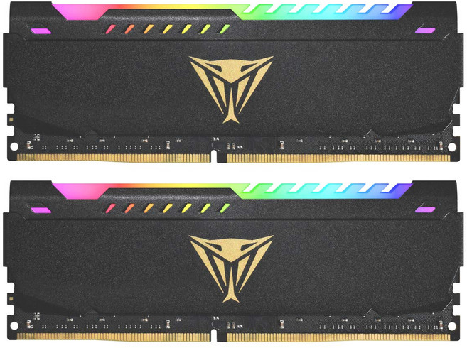 Patriot Memory Viper Steel RGB DDR4 3200MHz PC4-25600 64GB PVSR464G320C8K 패트리어트 메모리