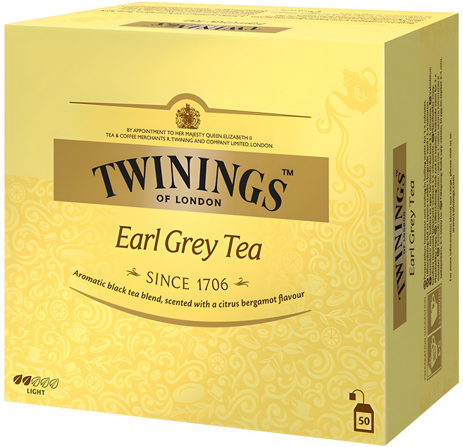 트와이닝 얼그레이, 2g, 50개입, 1개