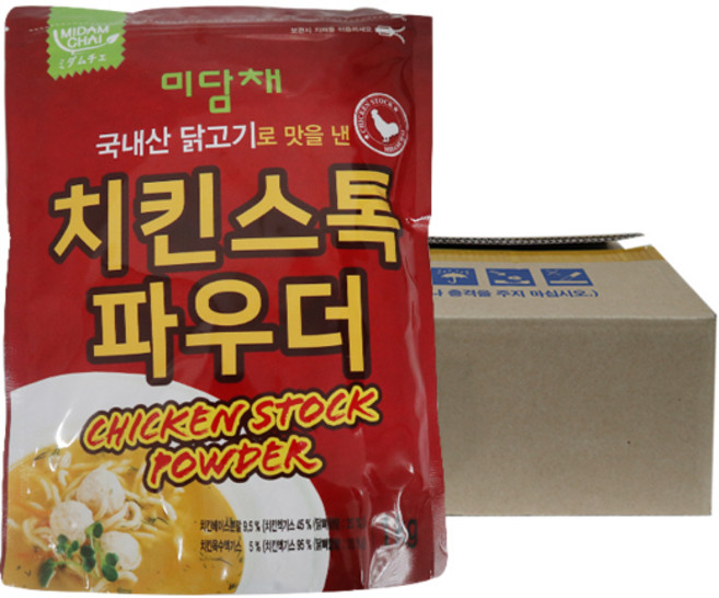 미담채 치킨스톡파우더1kg 10개 1박스, 1kg