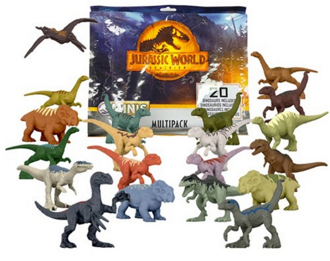 쥬라기월드 미니 공룡 피규어 멀티, 1세트