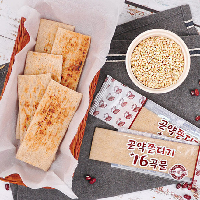 16곡물 곤약쫀드기 4봉x10개 /국내산 곡물, 40개, 20g