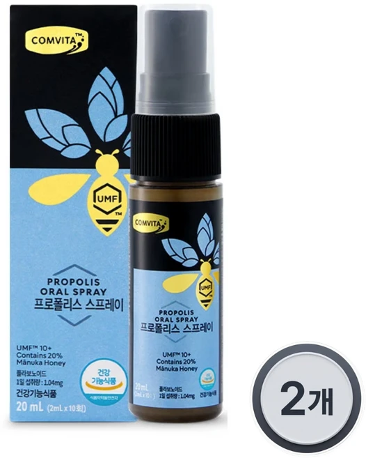 콤비타 프로폴리스 스프레이, 20ml, 2개 - 쿠팡