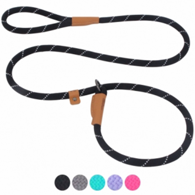 펫츠컴퍼니 마운틴 슬립 리드 강아지줄 대한민국 제조, 1개, 블랙