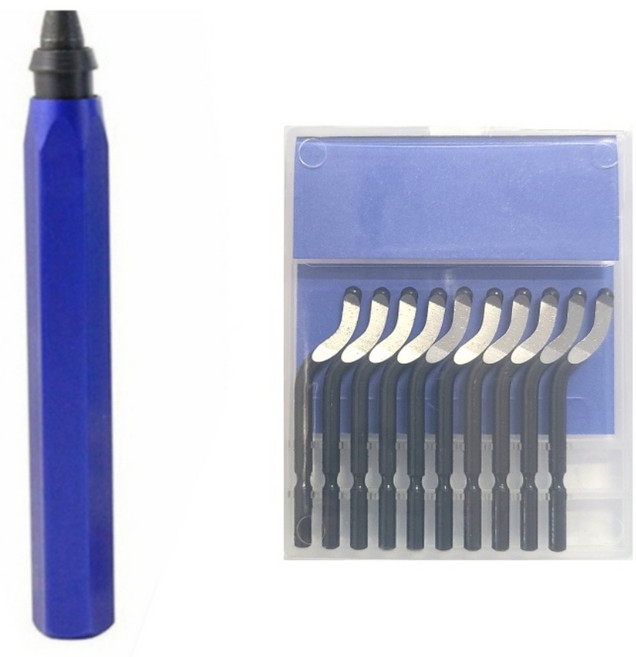 배리툴 회전날 디버링툴 + 교체날1pack, 1세트