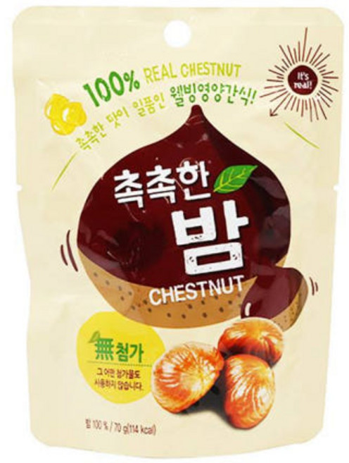 촉촉한 맛밤, 70g, 40개
