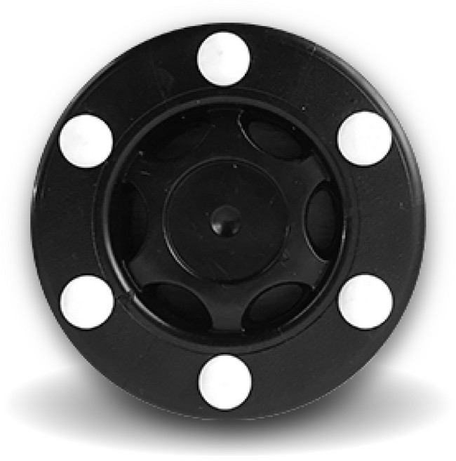 NORDITION 陸上曲棍球 - 台灣製 曲棍球餅 牙齒球 外銷品質, 黑色, 1個