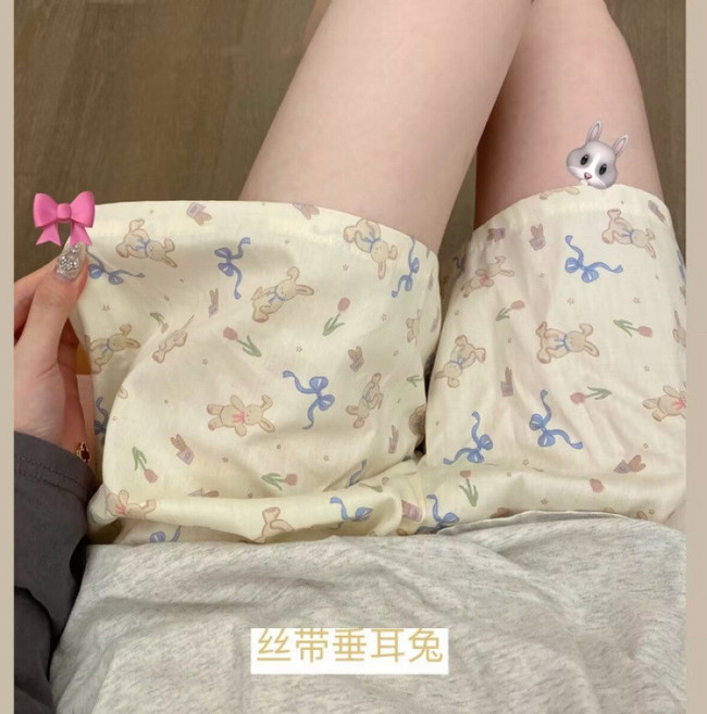 雲朵棉睡褲 女 寬鬆居家短褲 可外穿休閒褲 親膚透氣