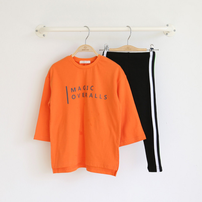 핑키핑크 여아용 매직롱티 레깅스세트