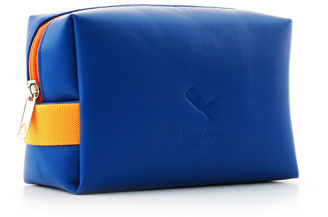 히지 스퀘어 미니 방수 손가방 수영 가방 세면백 파우치 워시백 로얄 블루 비치, 로얄블루