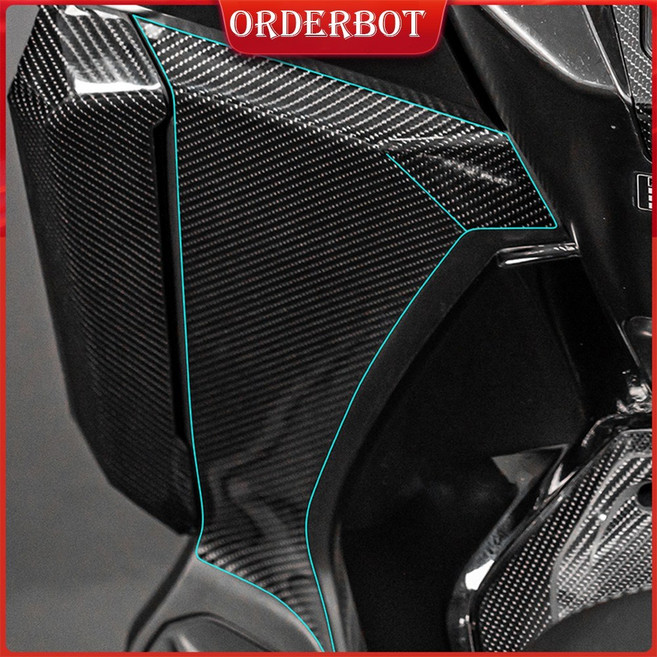 오더봇 포르자 forza 카본 무늬 스티커 데칼 스크레치 방지 보호 패치, 타입G, 1개