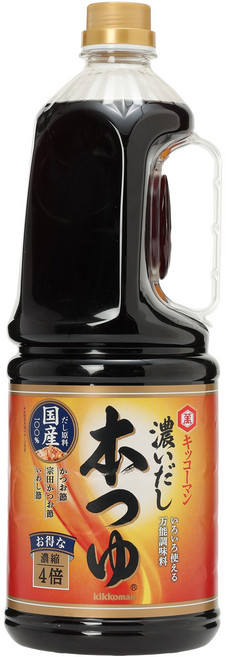 기꼬만 진한 육수 혼쯔유, 1개, 1.8L