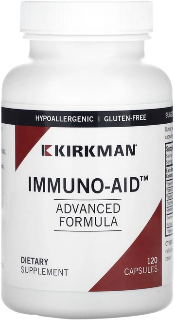 몸관리하세요 겨울입니다 Kirkman Labs Immuno-Aid 어드밴스드 포뮬라 캡슐 120정 특별관리진행, KirkmanLabsImmunoAid어드밴스드포뮬라캡슐, 1개 - 쿠팡