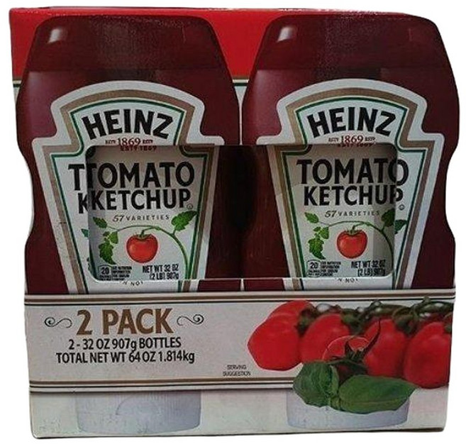 하인즈 토마토케찹 907gx2입 e62244, 907g, 1개