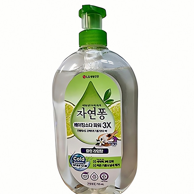 베이킹소다 클린라임 735ml 청소 물질 주방용품 세제 탈취 제 용품 정리 박스 수납 함, 1