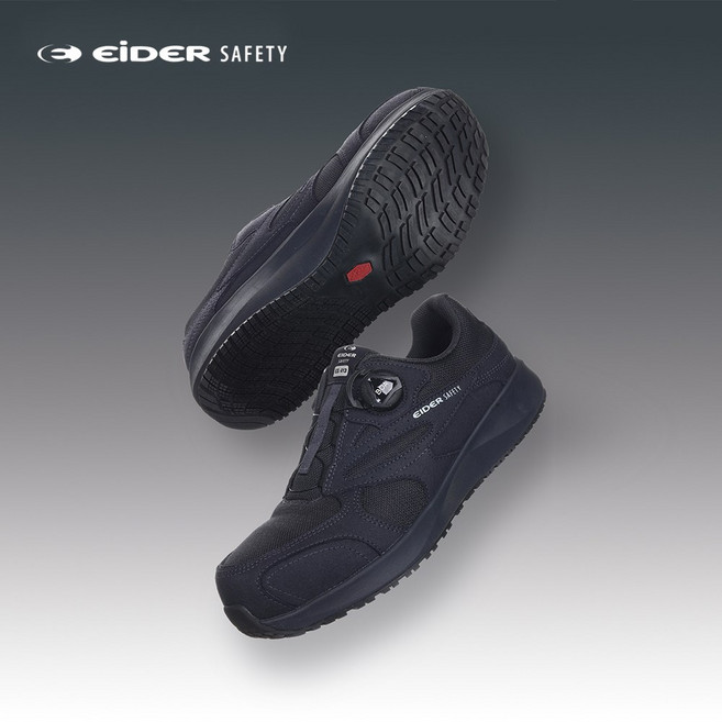 아이더세이프티 경량 논슬립 미끄럼방지 다이얼 안전화 ES 413 (NA), 네이비, 1개