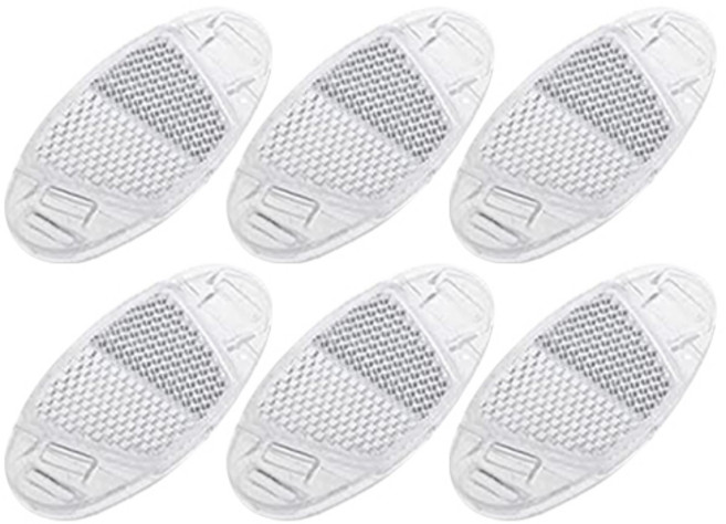 고아웃타운 자전거 바퀴 반사판, 투명, 6개