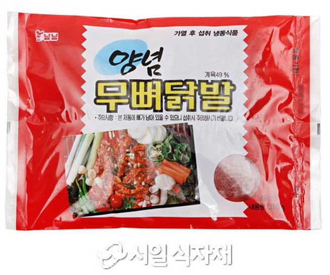냠냠 양념 무뼈 닭발 350g, 10개