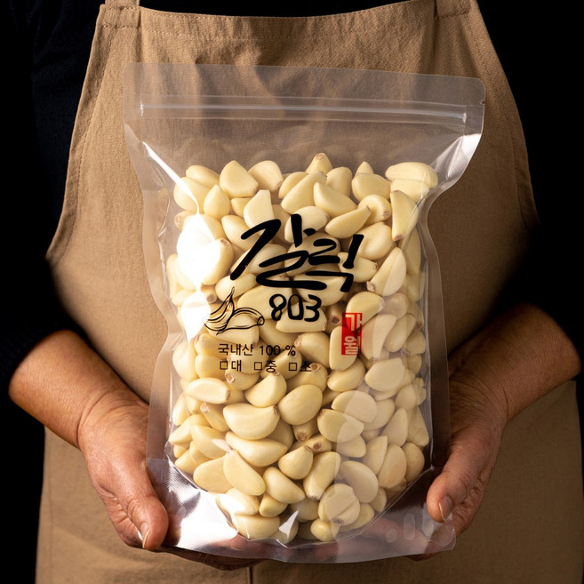 갈릭803 국내산 깐마늘 당일생산 창녕 대서마늘, 1개, 1kg(대)