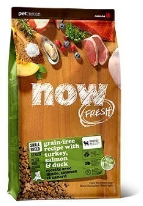 나우 프레쉬 스몰브리드 시니어 +사료샘플, 3개, 2.72kg, 닭