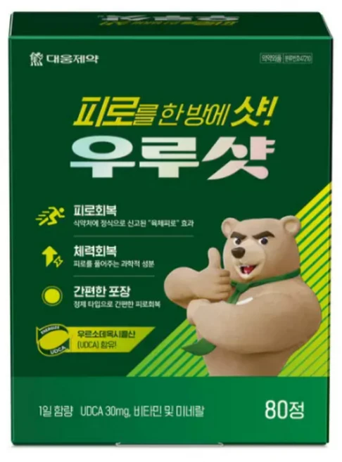 우루샷정, 80정, 1개 - 쿠팡