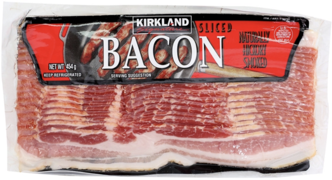 코스트코 커클랜드 슬라이스 베이컨 라이트 454g x 4개 스파게티 볶음밥 아이스박스 식당, 1.816kg, 1세트