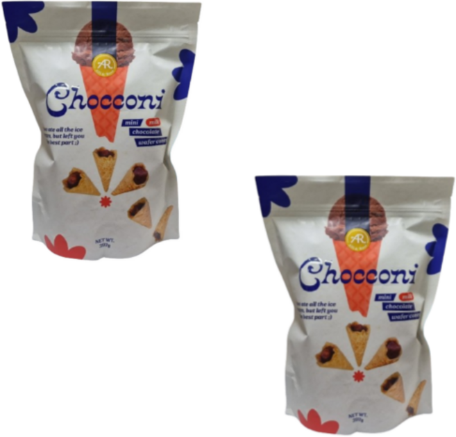 [코스트코]Alli&Rose 미니 초코 와플콘, 2개, 397g