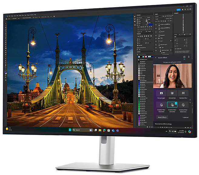 델 울트라샤프 120Hz 4K HDR UHD 32모니터 USB-C 썬더볼트 지원, 델_U3225QE, 81cm