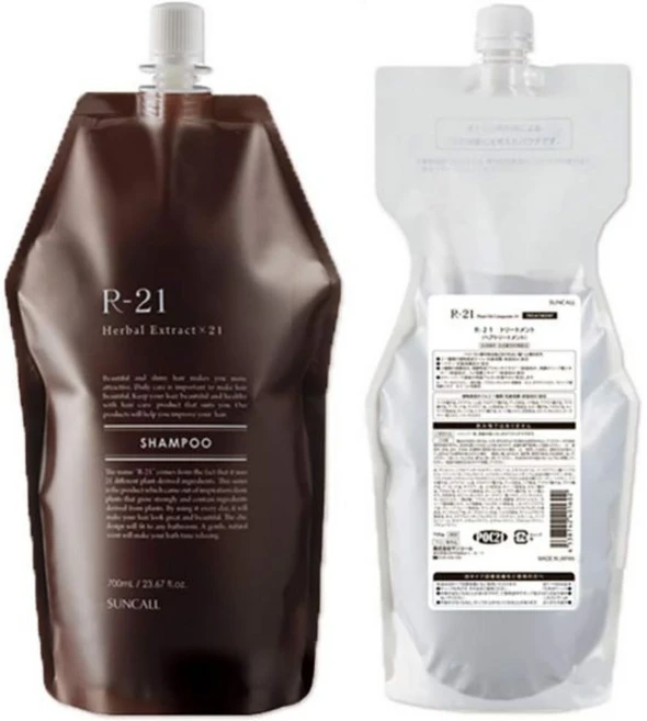R-21 샴푸 700ml + 트리트먼트 700ml 세트 - 쿠팡