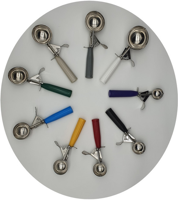 스테인레스 아이스크림 스쿱, 1개, 20호 옐로우