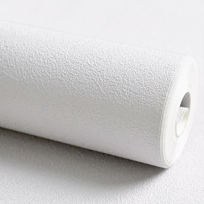 단열 벽지 셀프 도배 장식 스티커 침실 벽지 배경 벽 50cm*20m 단색 방수, 흰색