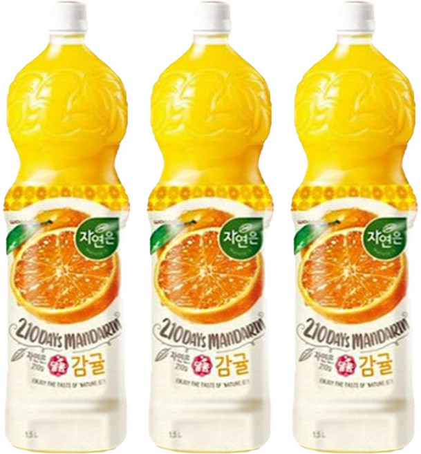 자연은 감귤, 1.5L, 3개