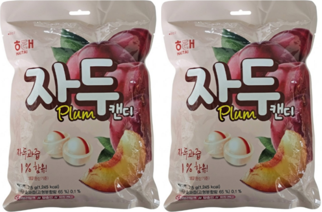해태제과 자두 캔디, 315g, 2개