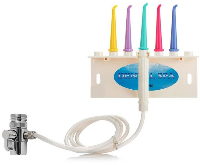 NEW 덴탈스파 구강세정기 세트 브론즈형 황동메탈 D200 가정용 수도직결식 구강세정기 1SET, 덴탈스파 브론즈형 황동메탈 분배기