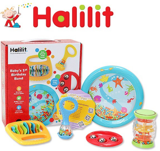 [할릴릿] 돌잔치세트 / 영유아 감성발달 딸랑이 악기 세트