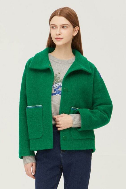 [국내백화점] 베네통 점퍼 베네통 네르 점퍼BAJP61361 꾸안꾸룩 점퍼추천 출근룩 데일리룩 이탈리아감성 베네통코리아